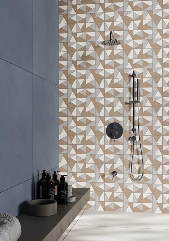 Concept Surfaces_BELLA_Cielo, Bianco, and Warm Mix 1 Triangle Mosaic (2)