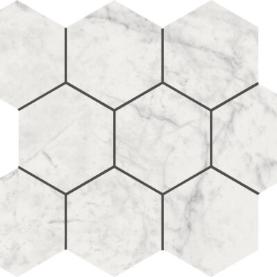 ENDURING Carrara Hexagon Mosaic