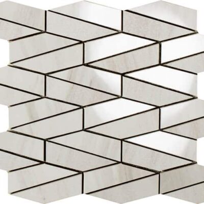 LEXI Helsinki White Allungato Mosaic