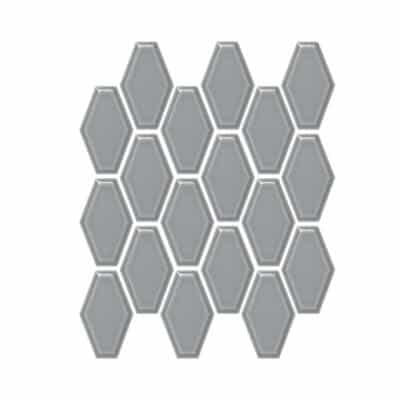 WILDE Light Grey Elongated Hexagon
